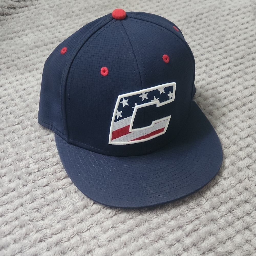Under Armour Kids Navy Cap with Red and White Design